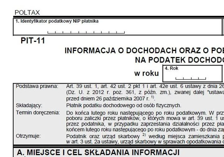 PIT praca za granicą