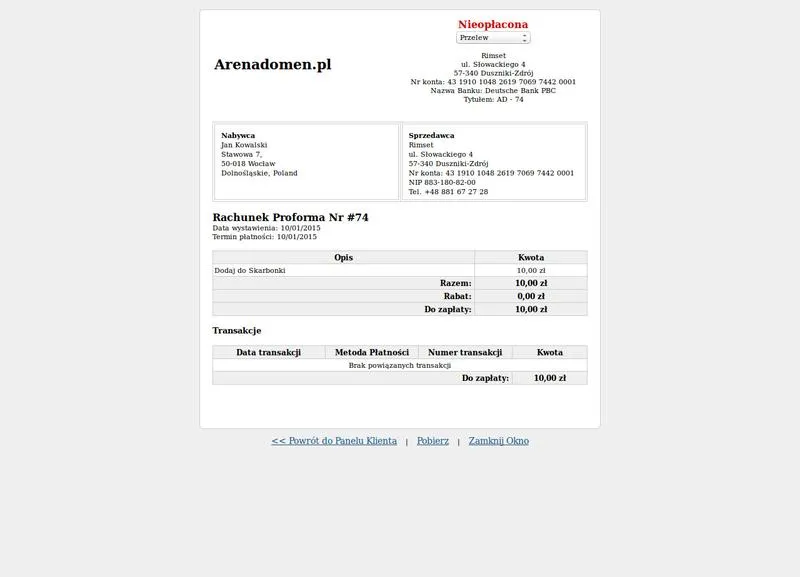 Podstawy i działanie przelewów