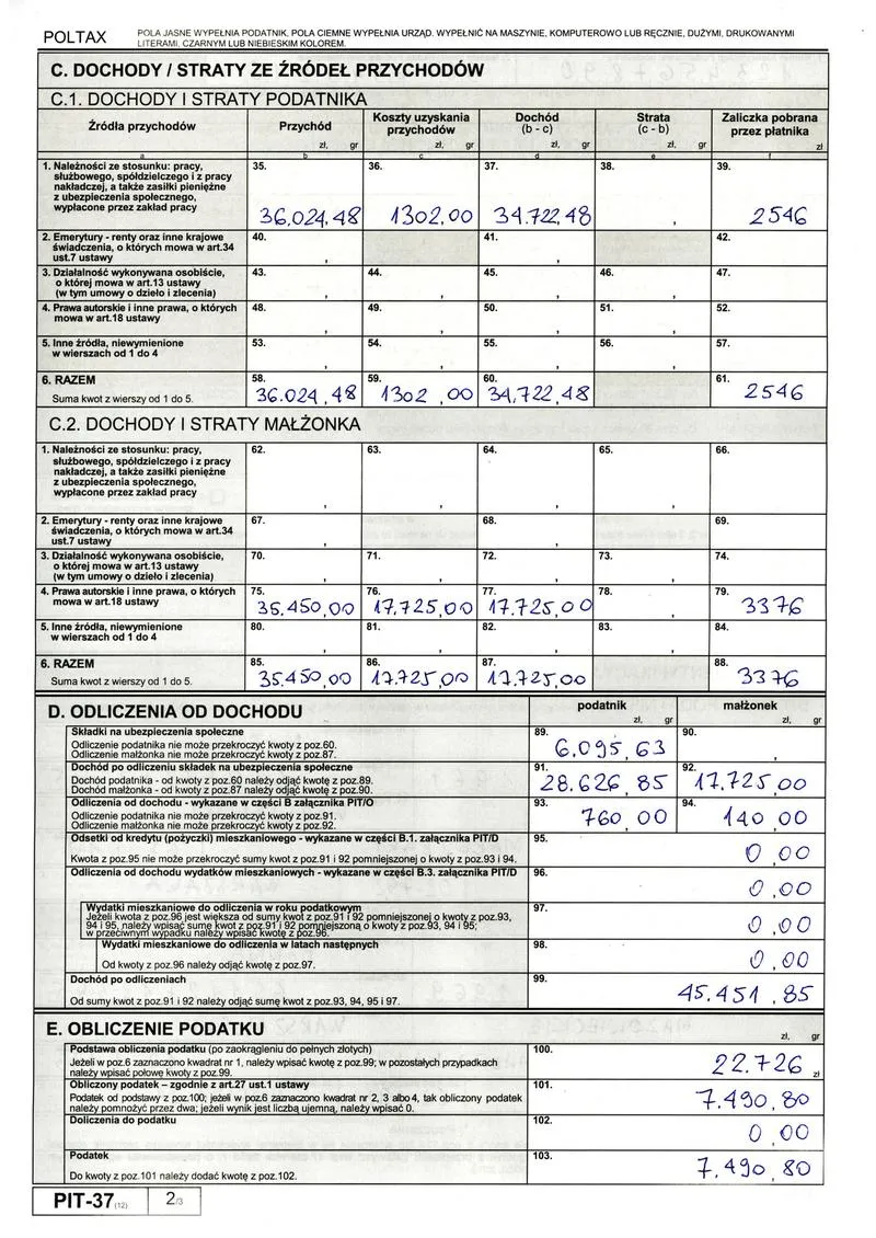 Rozliczenie podatku online